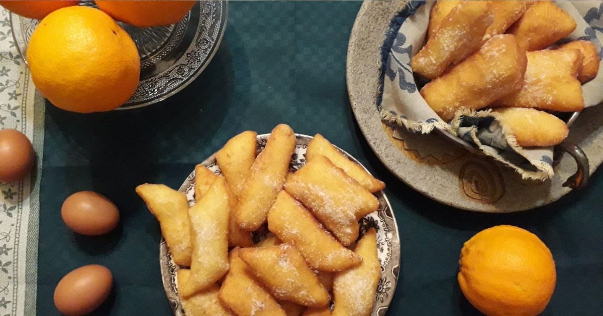 Karneval frittiertes süßes Gebäck aus Sardinien