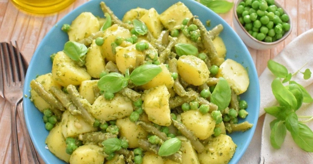 Kartoffelsalat mit Pesto