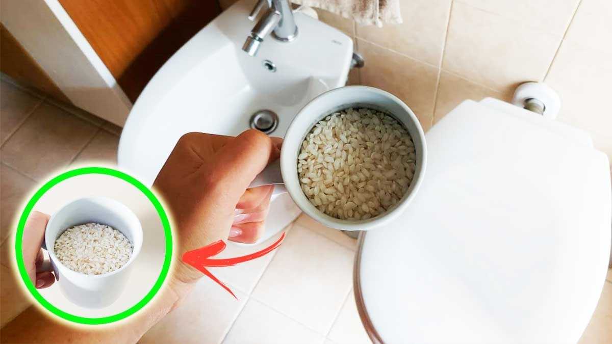 Mit nur einer Tasse Reis können Sie all diese Reinigungsprobleme zu Hause lösen