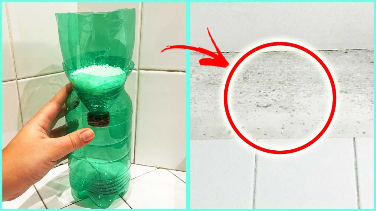 Wenn Ihr Haus feucht ist, können Sie es mit der Flaschenmethode trocknen