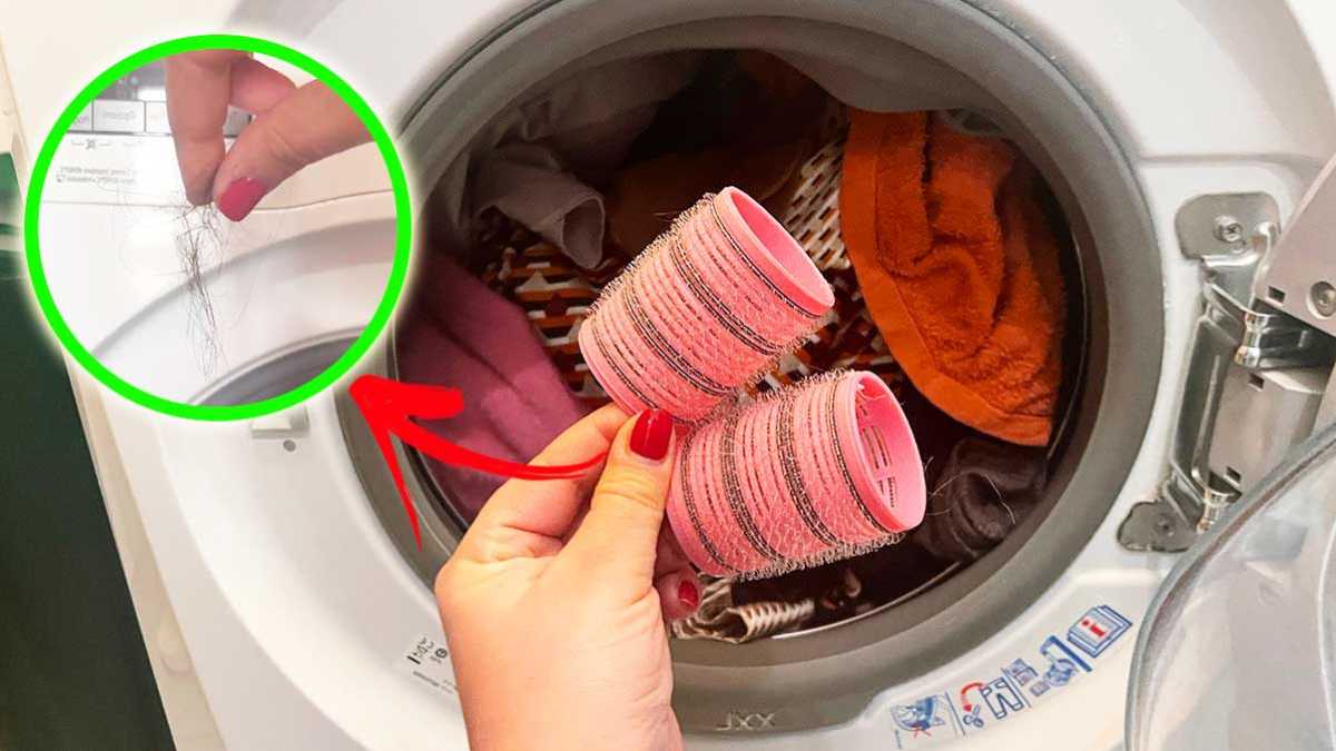 SOS in der Waschmaschine: Wie man Haare beim Waschen auffängt
