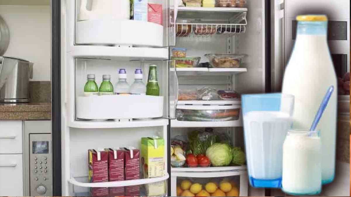 Warum Milch nicht in der Kühlschranktür stehen sollte